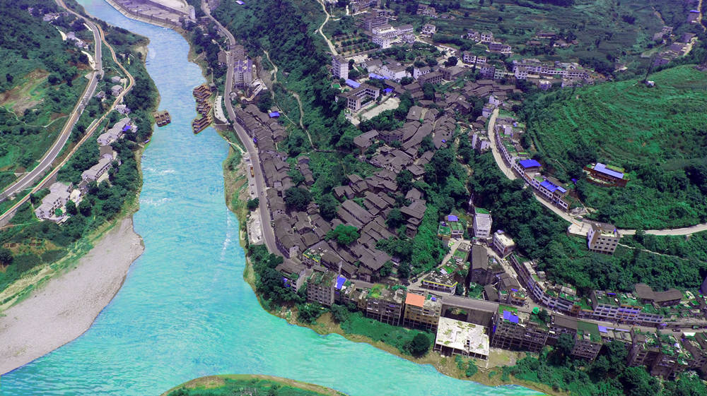 古藺縣太平古鎮(zhèn)全景