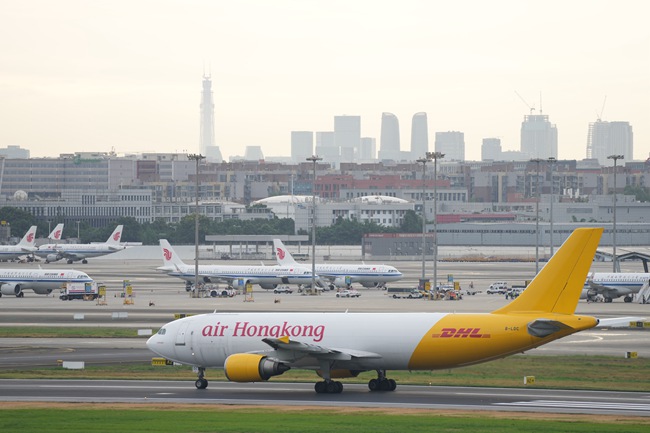 DHL快遞宣布使用A300全貨機，替換原有B737貨機。雙流區(qū)委宣傳部供圖