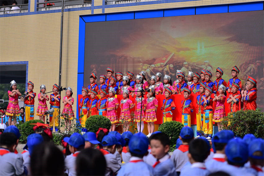 成都市回民小學(xué)民族文化活動(dòng)。成都市民宗局供圖