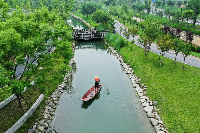 高新區(qū)新川之心公園。成都高投城市資源經(jīng)營有限公司供圖