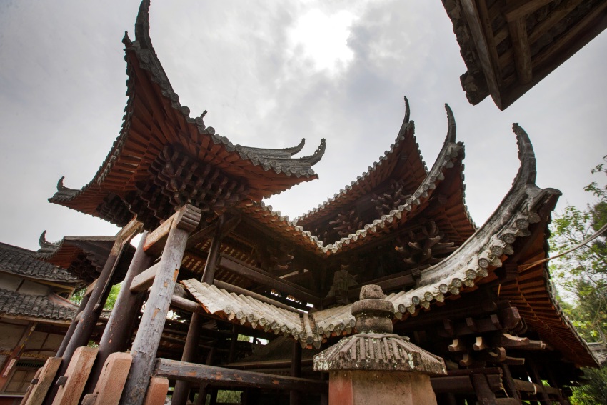 木門(mén)寺建筑。吳坤忠攝